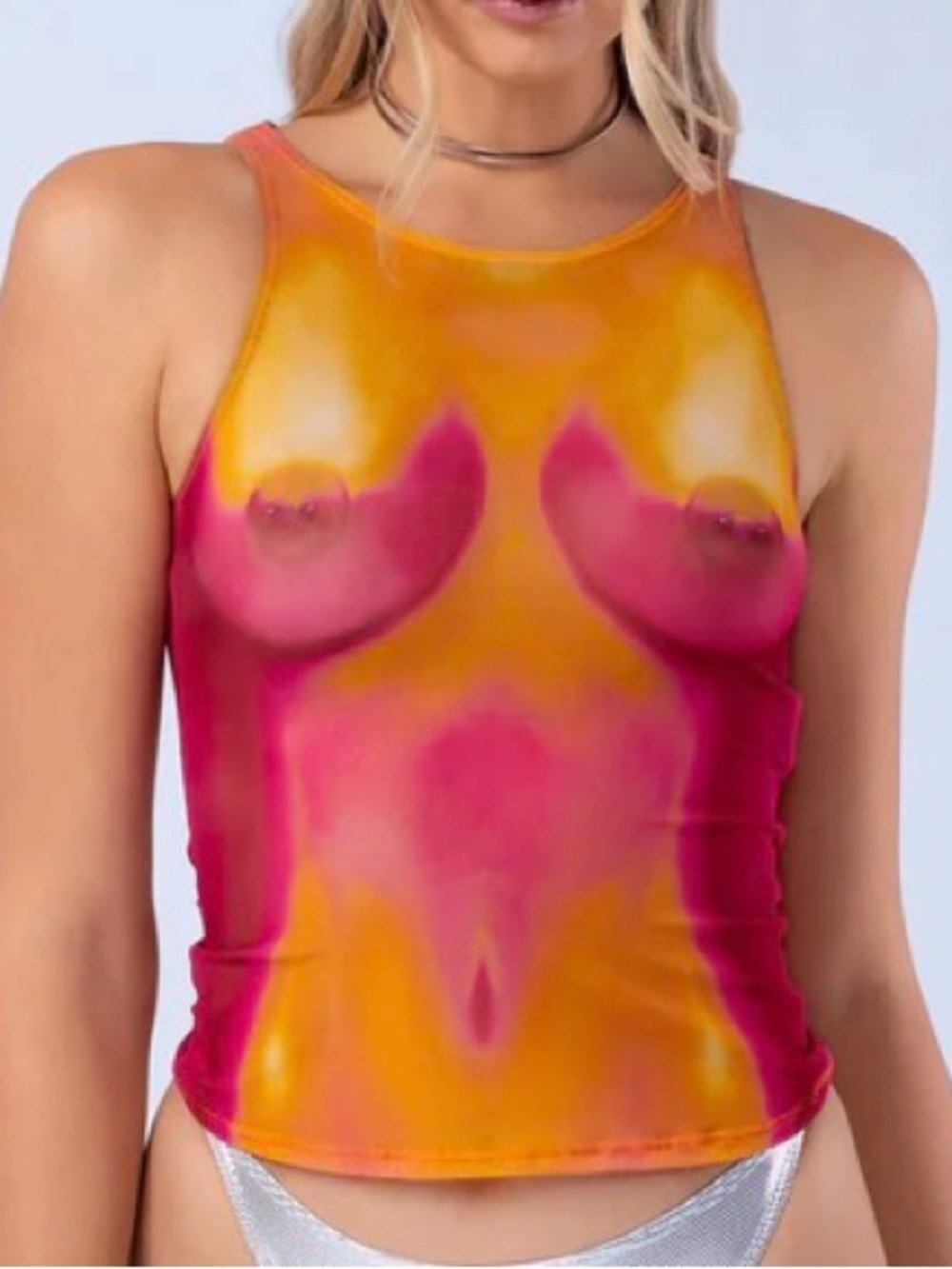 Badinka Mesh Tank Top